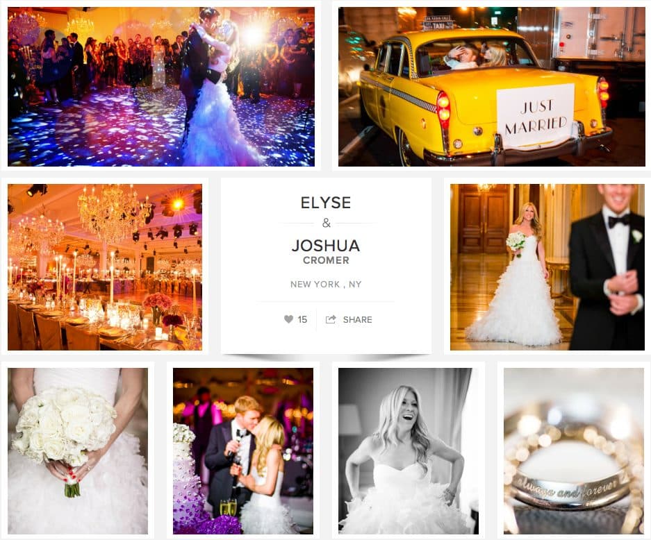 Carats and Cake feature of one of our NYC weddings